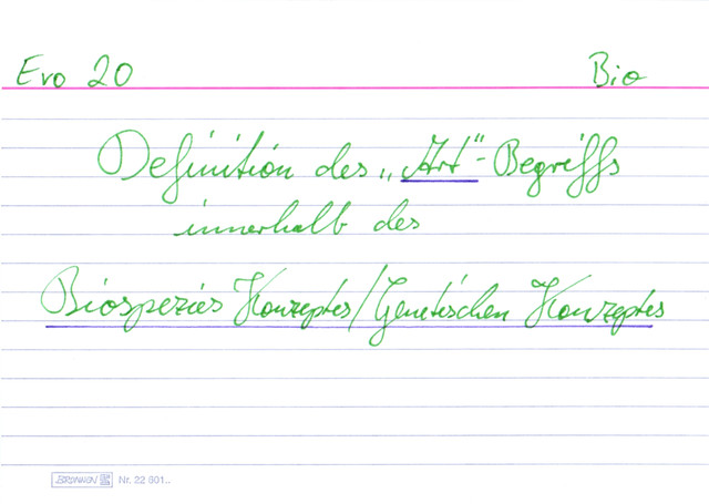 Definition des Art-Begriffes