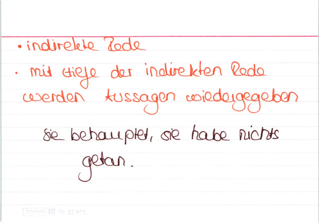 Bedeutung indirekte Rede