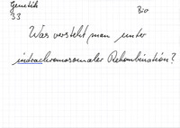 Was versteht man unter intrachromosomaler Rekombination?