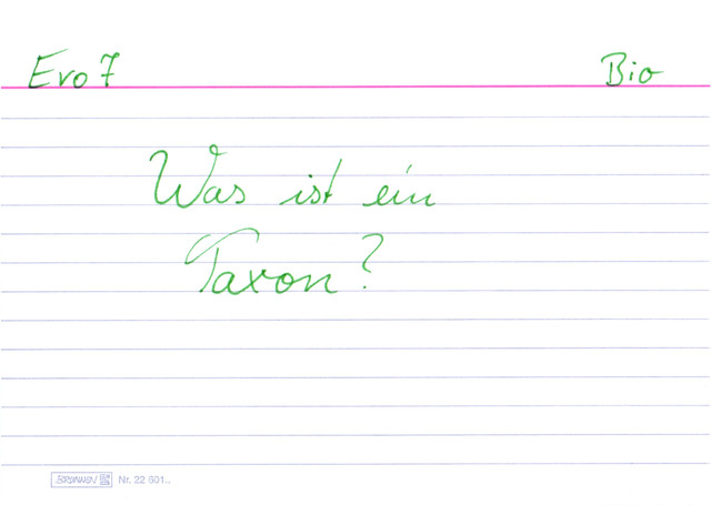 Was ist ein Taxon?