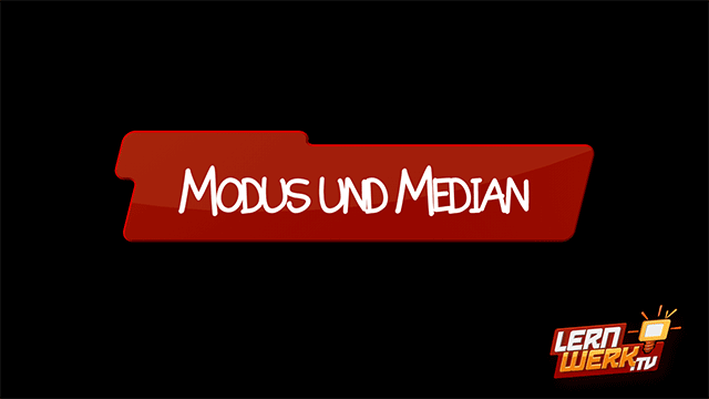 13.1.4 Modus und Median