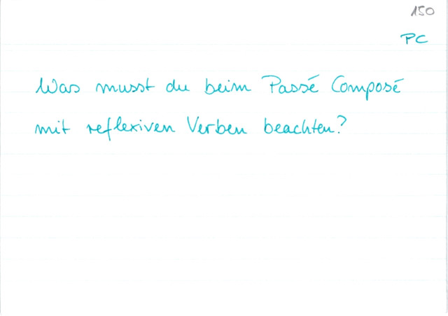 Was beachten bei reflexiven Verben