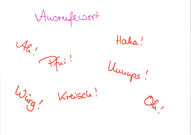 Was ist eine Interjektion?