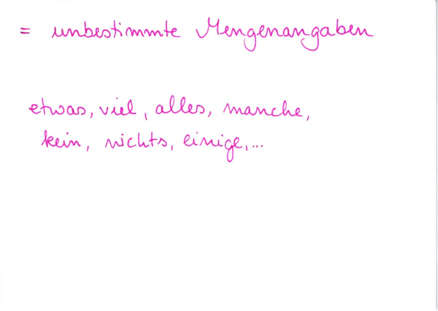 Was sind Indefinitpronomen?