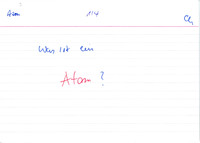 Was ist ein Atom?