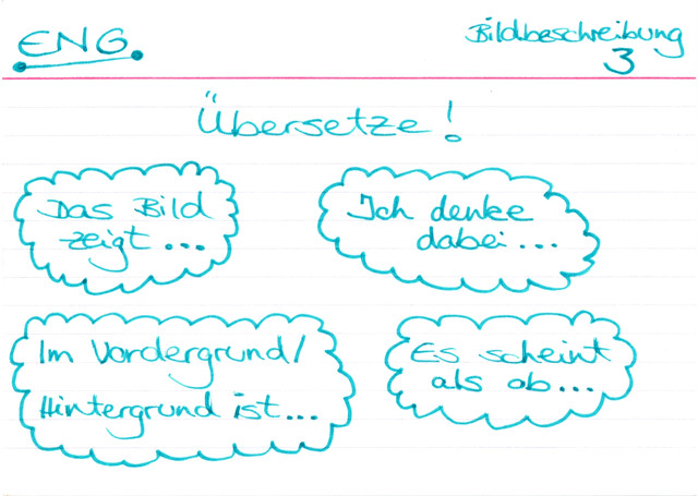 Bildbeschreibung Übersetzungsübung 3