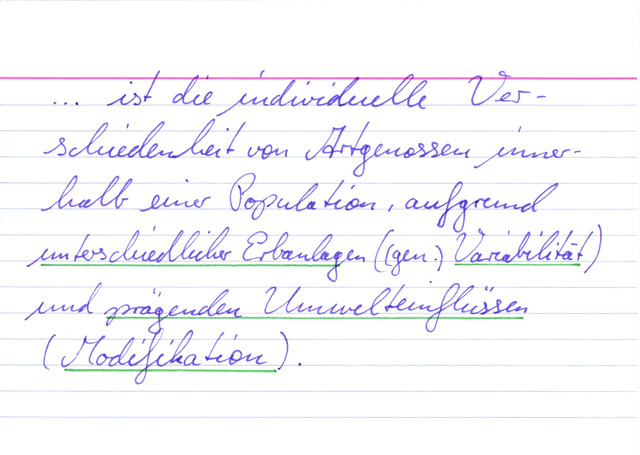 Was ist Variation (Vielgestaltigkeit)?