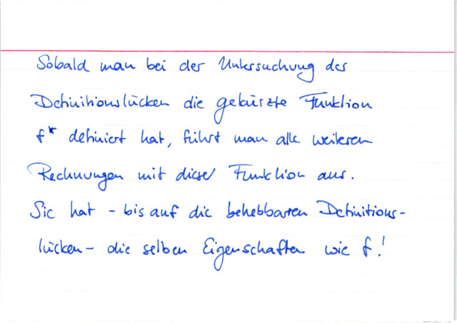 gekürzte gebrochen rationale Funktionen