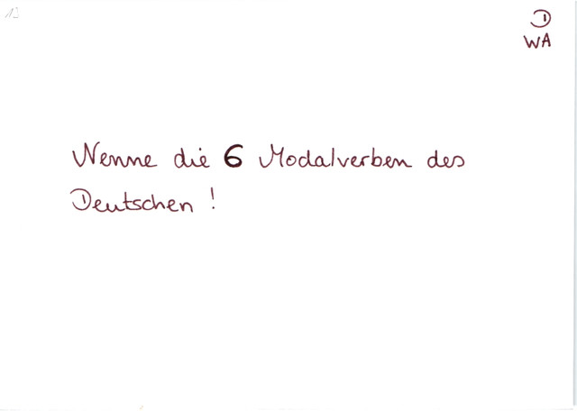 Modalverben