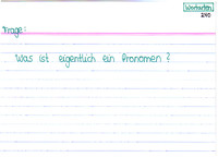 Was ist eigentlich ein Pronomen?