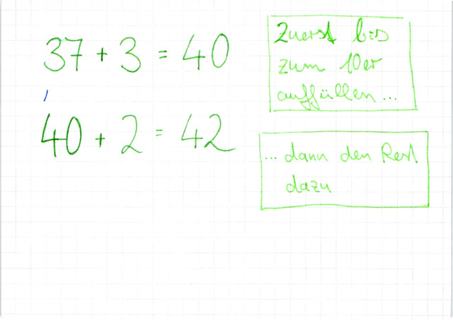 Rechenstrategien für die Addition im Zahlenraum bis 100 II