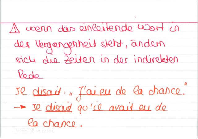 Was beachten bei indirekter Rede?