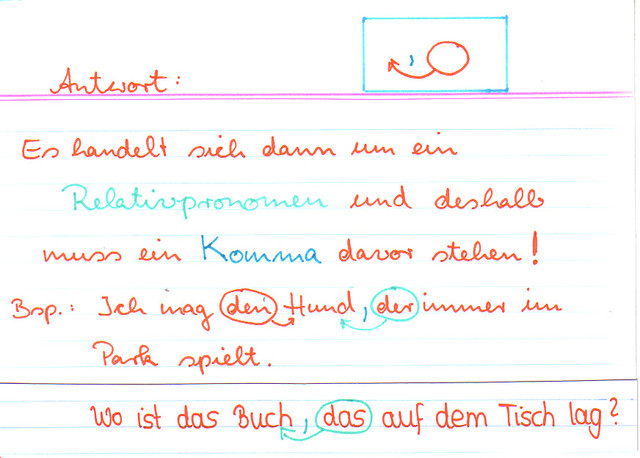 Was passiert, wenn ich einen "bestimmten Artikel" rückwärts kringeln muss?