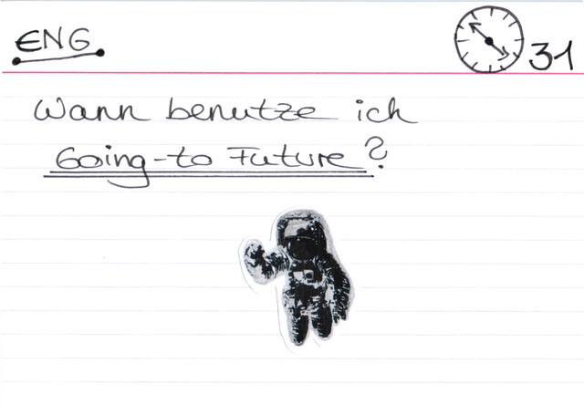 Wann benutze ich Going-to Future?