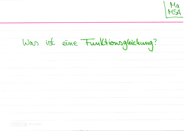 Was ist eine Funktionsgleichung?