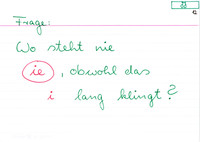 Langes i ohne ie