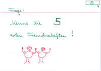 5 rote Freundschaften