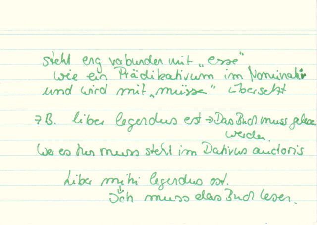 Was ist ein Gerundiv II oder prädikatives Gerundiv?
