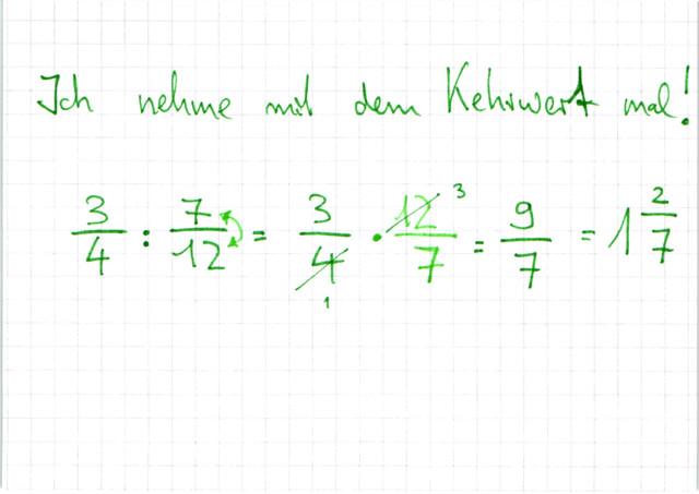 Brüche dividieren