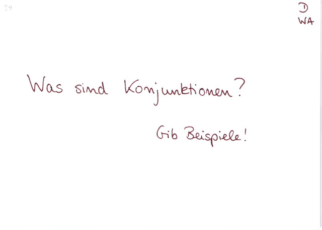 Was sind Konjuktionen?