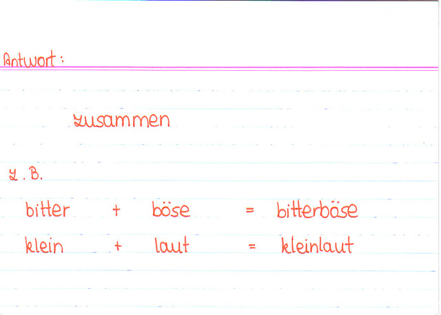 Wie schreibe ich Zusammensetzungen aus Adjektiv und Adjektiv?