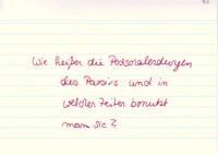 Wie heißen die Personalendungen des Passivs und in welchen Zeiten benutzt man sie?