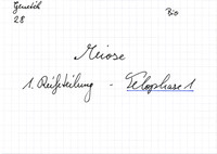 Meiose: 1. Reifeteilung - Telophase 1