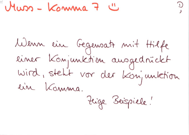 Muss-Komma 7