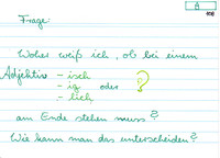 Unterscheidung -isch, -ig -lich