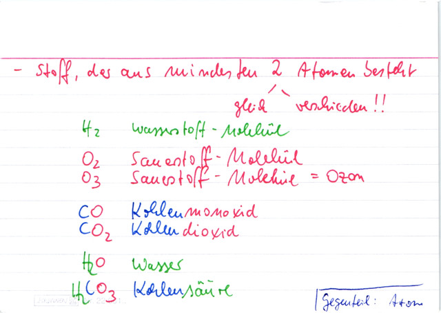 Was ist ein Molekül?