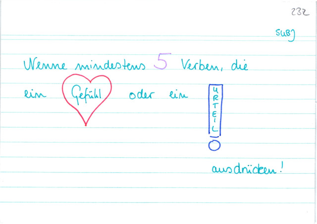 Gefühlsverben