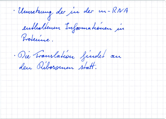 Was ist die Translation?