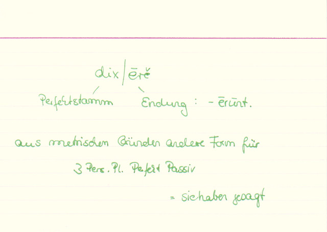 Welche Form ist "dixere"?