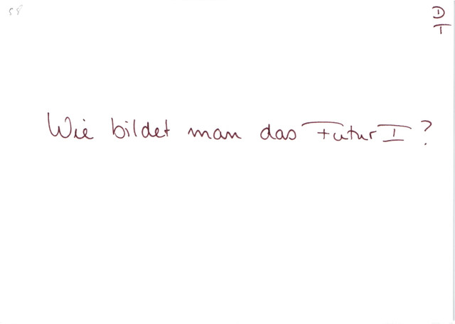 Bildung des Futur I