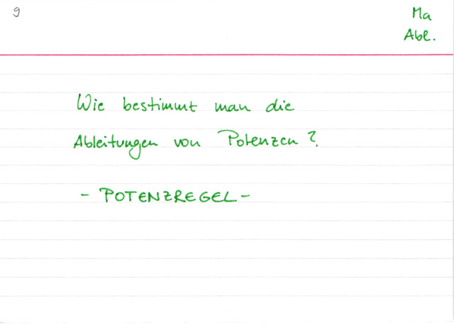 Potenzregel