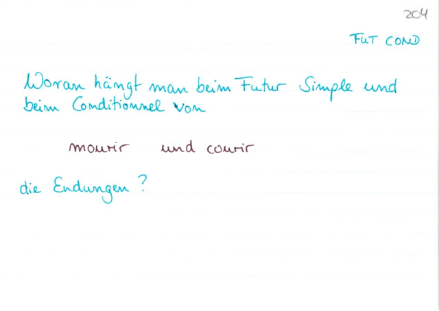 mourir und courir