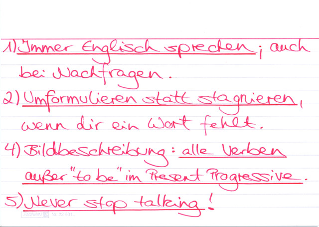 Auf was musst du bei der mündlichen Prüfung achten?