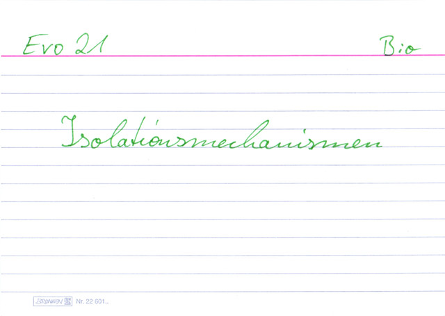 Isolationsmechanismen