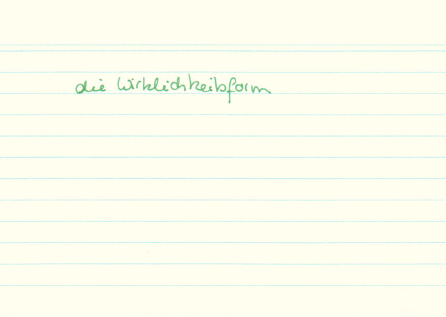 Was ist ein Indikativ?