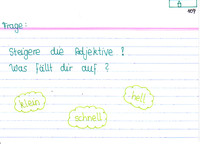 Steigerung von Adjektivendungen