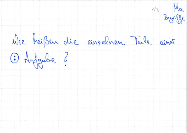 Eigenschaften der Division