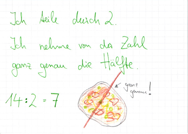 Zahlen halbieren