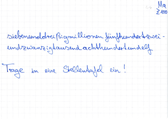 Große Zahlen richtig sprechen