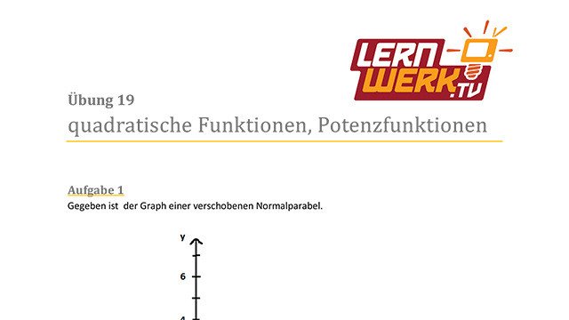 MSA Mathe Arbeitsblatt für Lektion 19