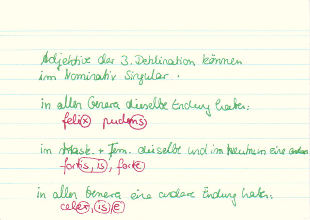 Was bedeutet "einendig", "zweiendig" und "dreiendig"?