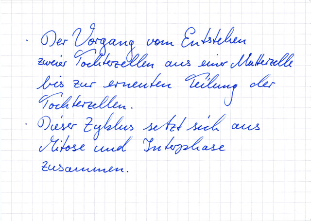 Was ist der Zellzyklus?