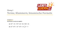 MSA Mathe Arbeitsblatt für Lektion 2