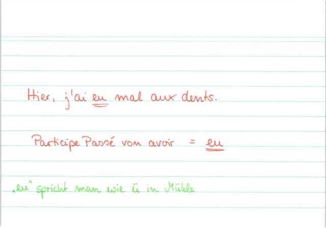 Beispiel avoir