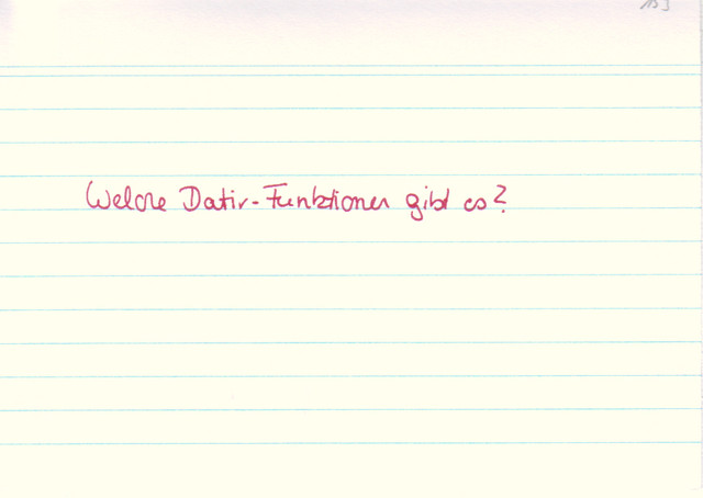 Welche Dativ-Funktionen gibt es?