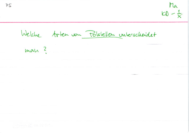 Gerade und ungerade Polstellen